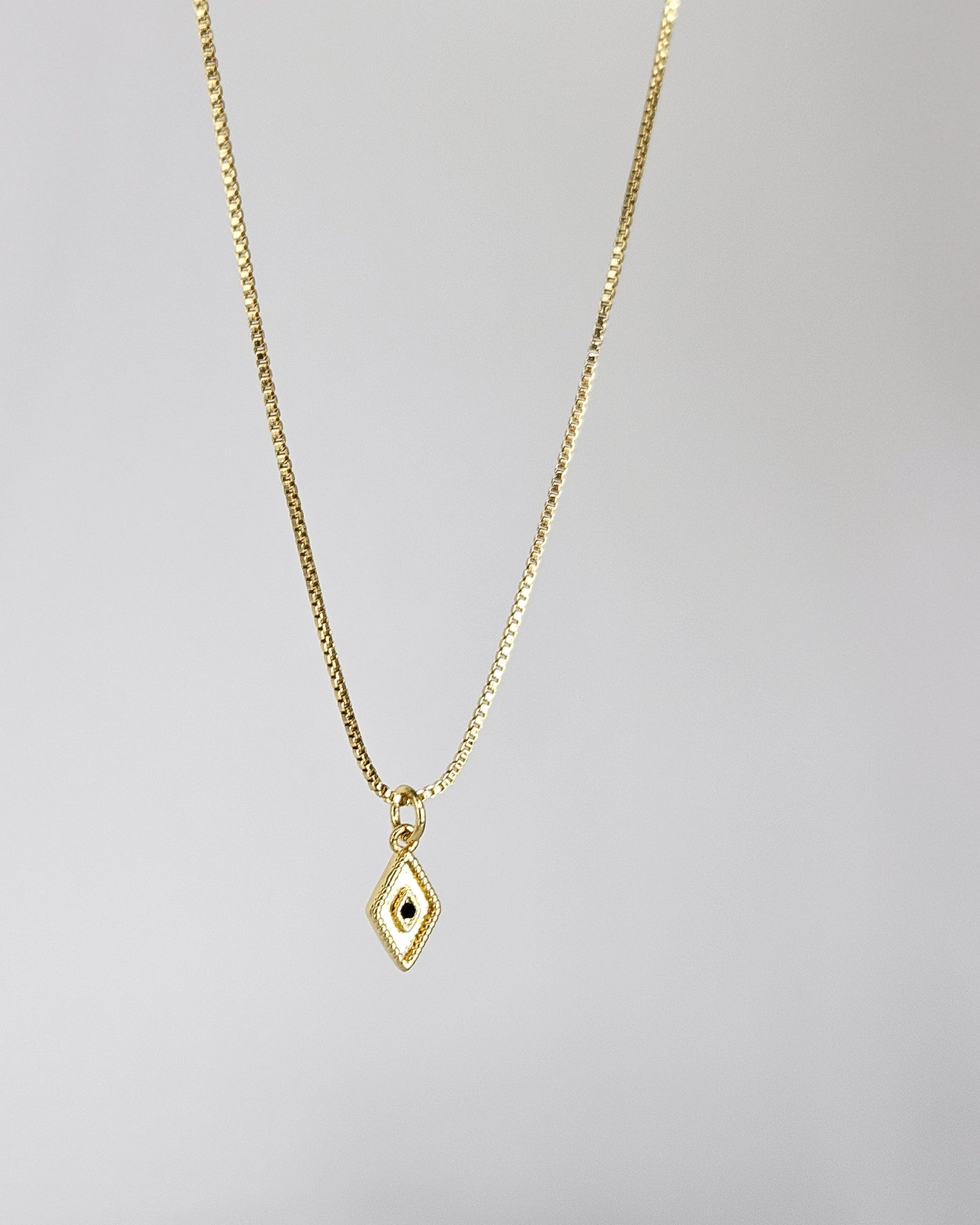 Gold Filled Diamond Jewelry Set- Necklace & Earrings