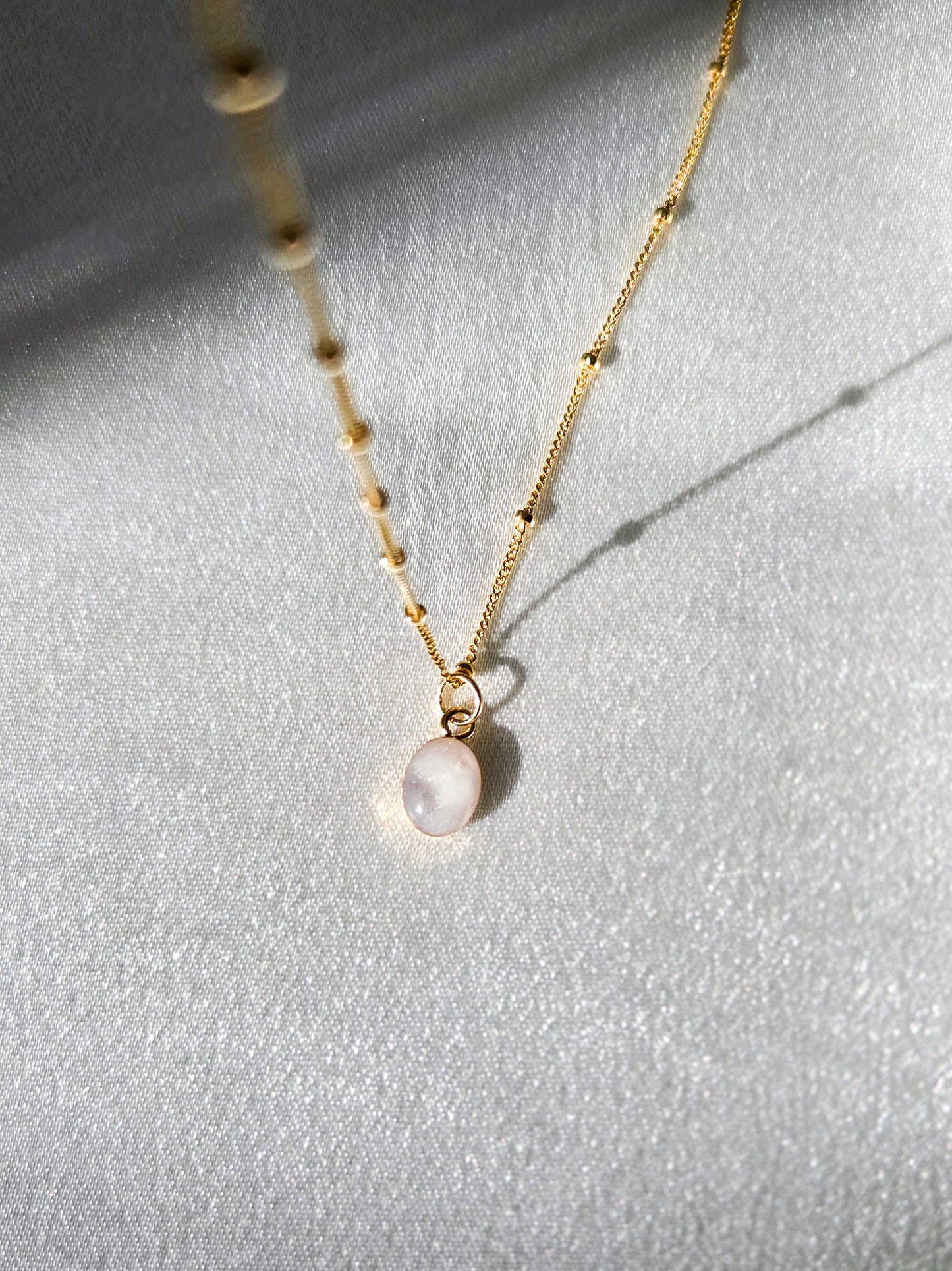 Cremation Oval Necklace- 14k Gold Filled