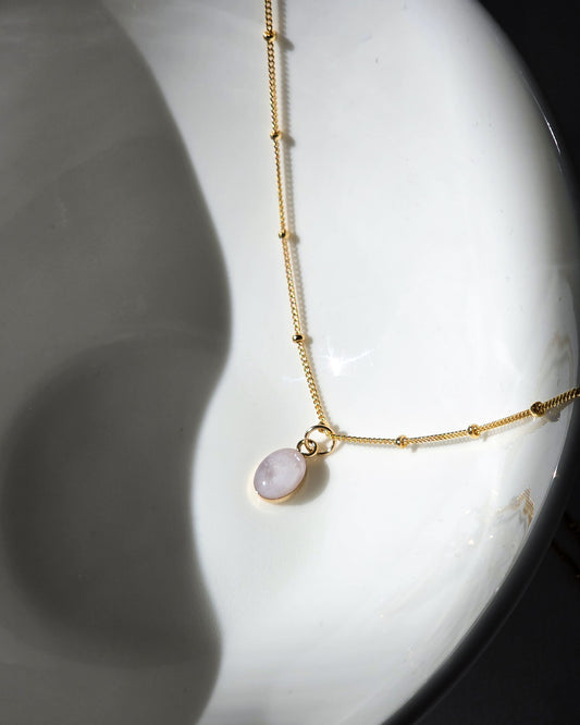 Cremation Oval Necklace- 14k Gold Filled