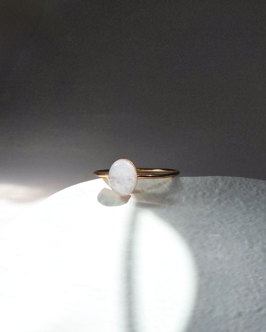 Cremation Oval Ring in 14K Gold Filled