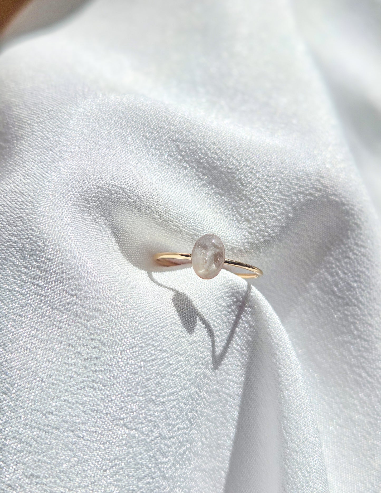 Cremation Oval Ring in 14K Gold Filled