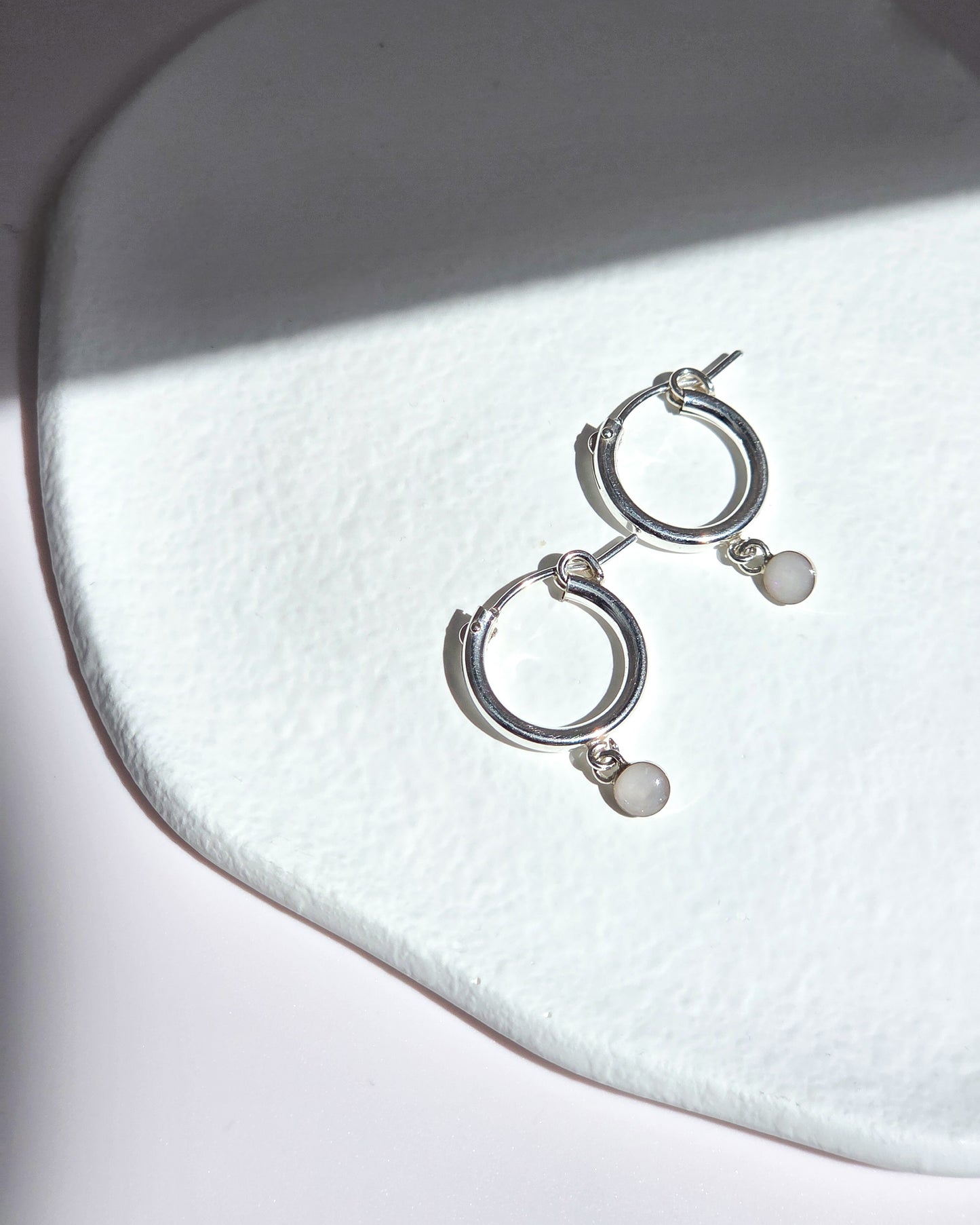 Milk Hoop Earrings