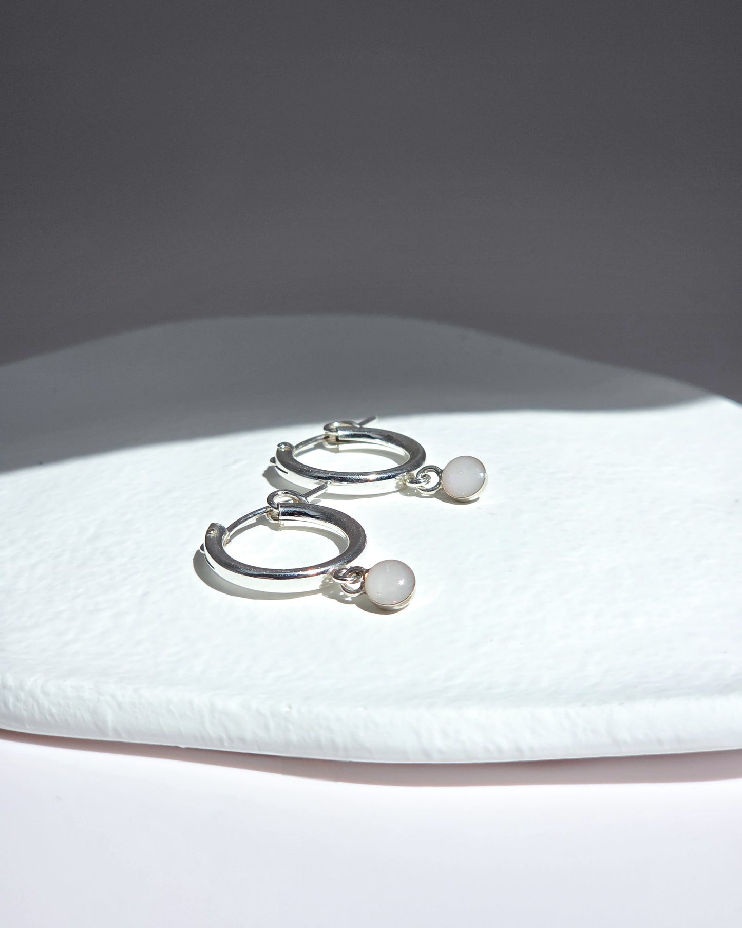 Milk Hoop Earrings
