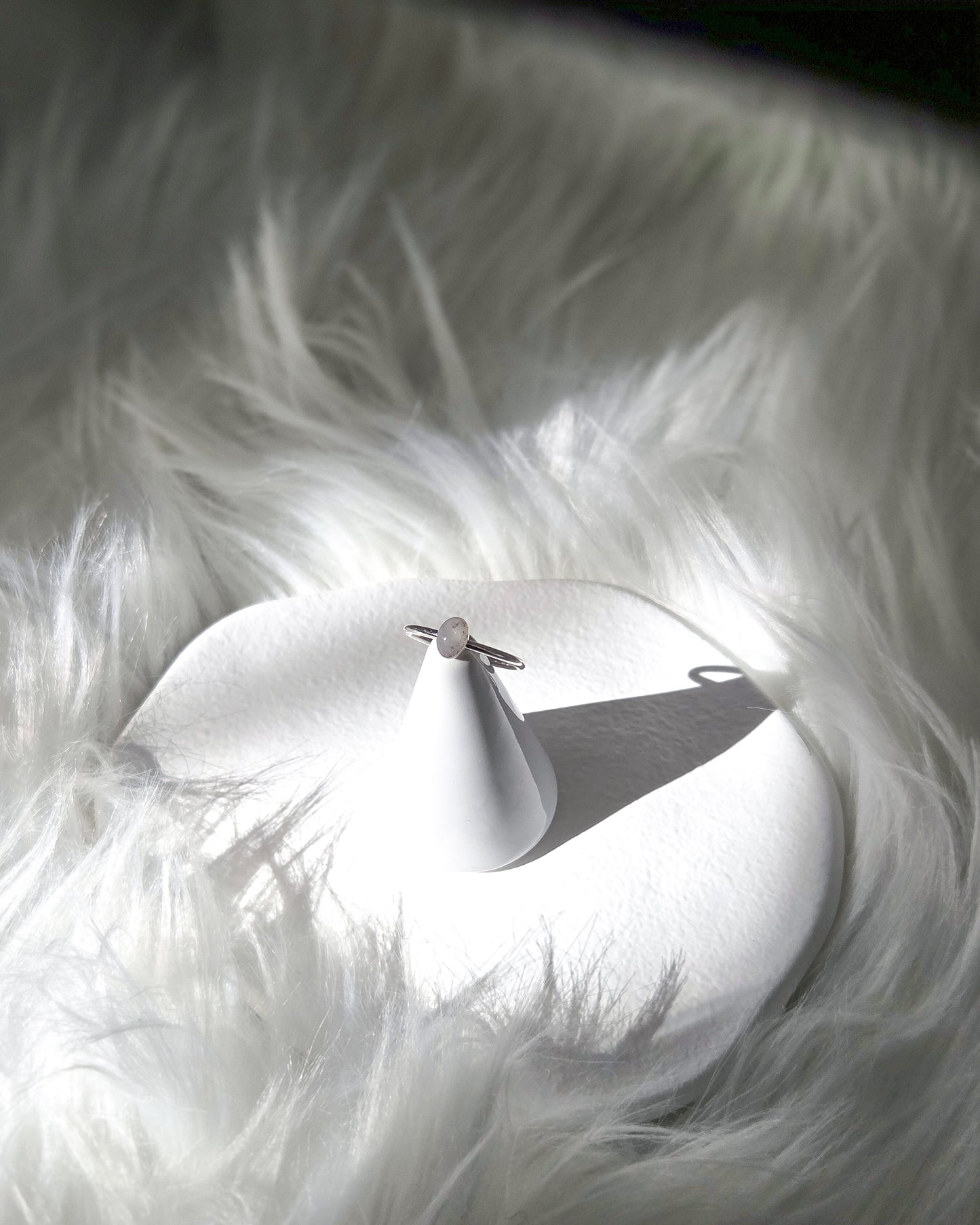 Cremation Oval Ring in 925 Sterling Silver