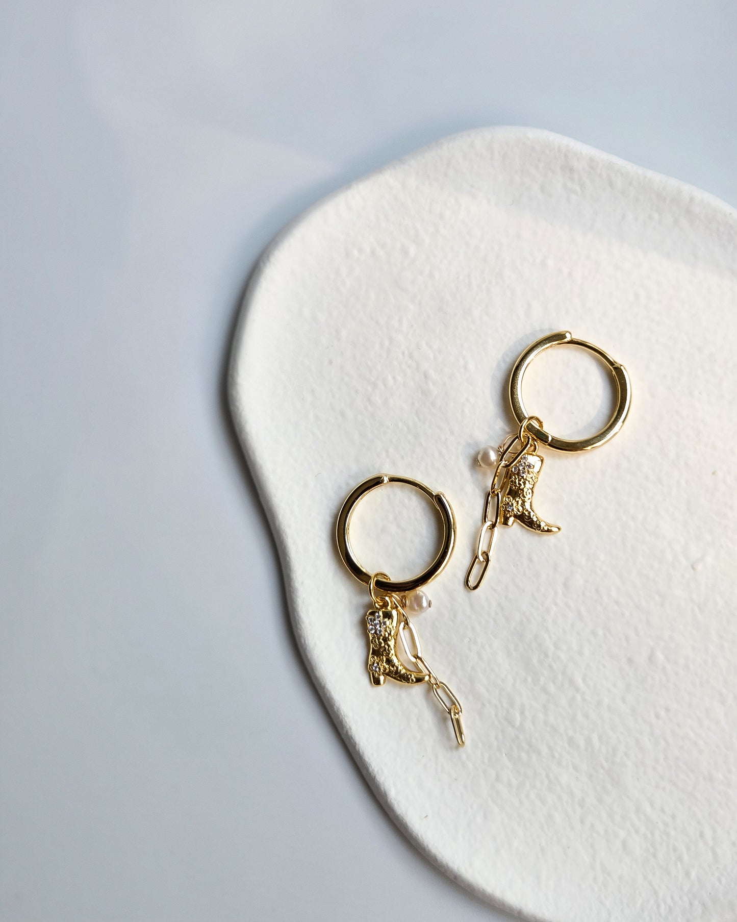 Cowgirl Charm Hoops