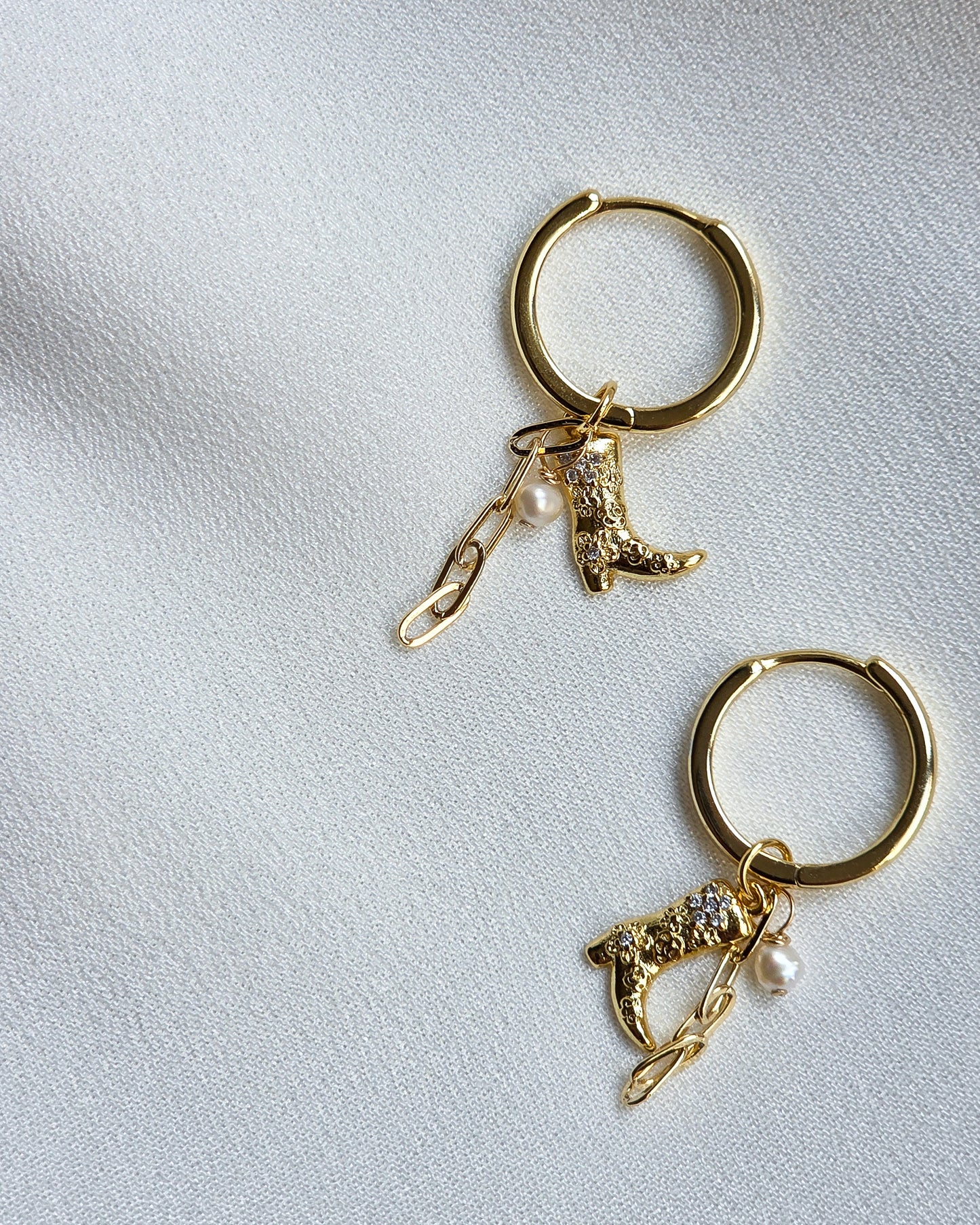 Cowgirl Charm Hoops