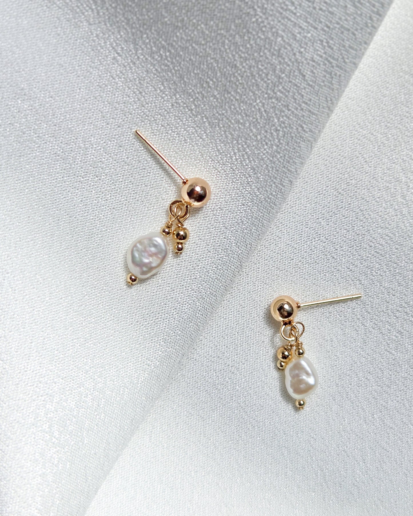 Goldie & Pearl Studs