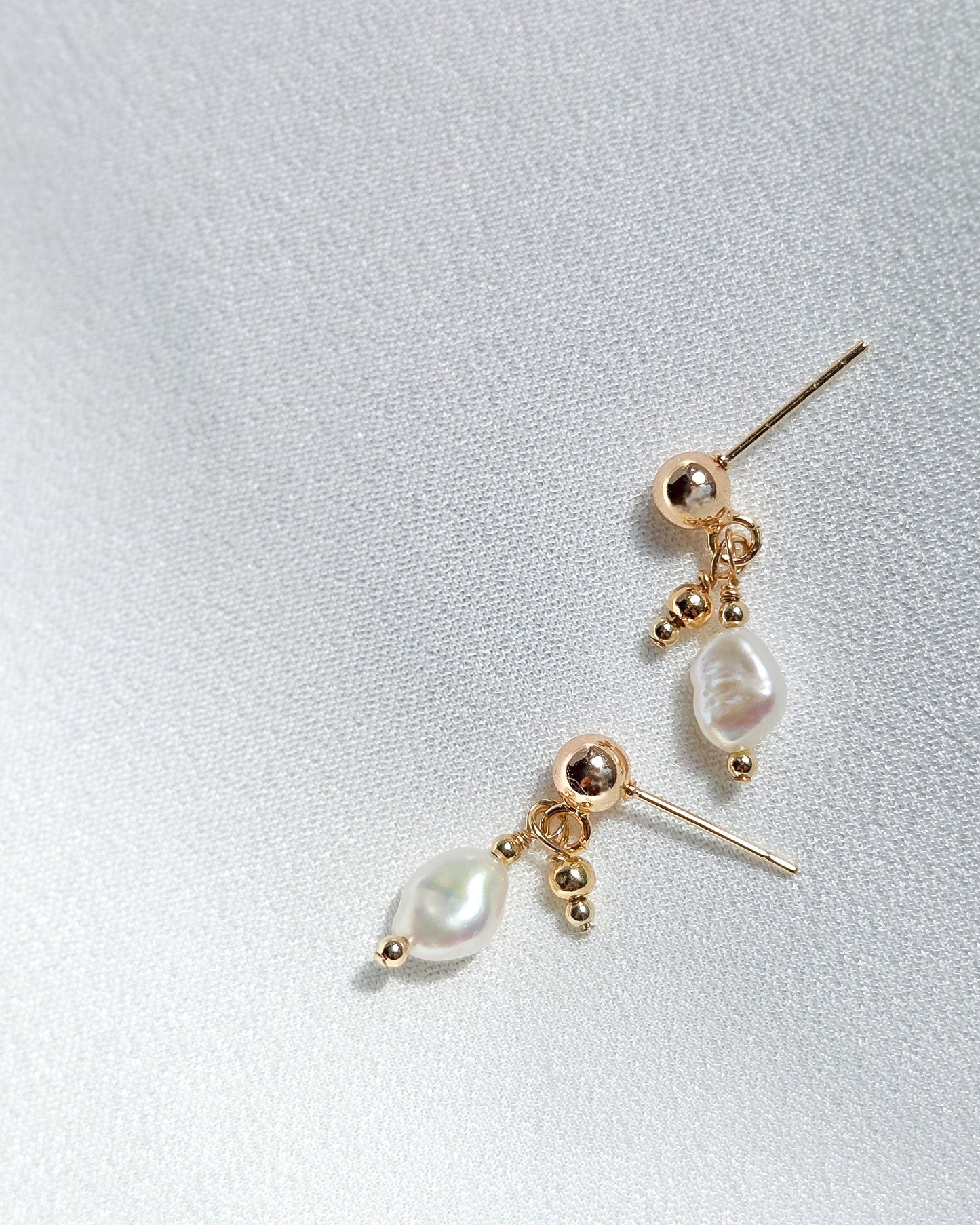 Goldie & Pearl Studs