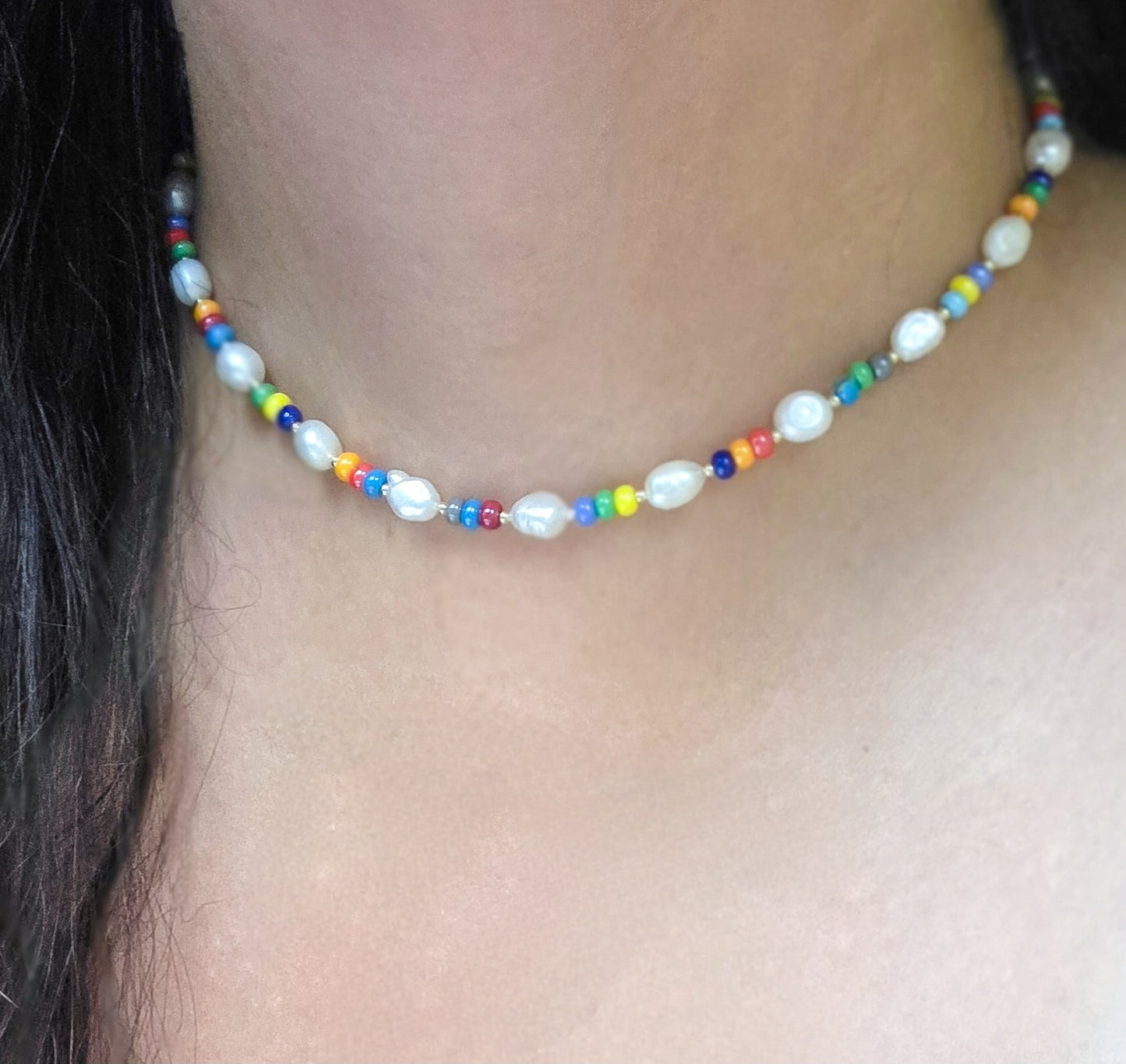 'Pearls Gone Wild' Choker Necklace