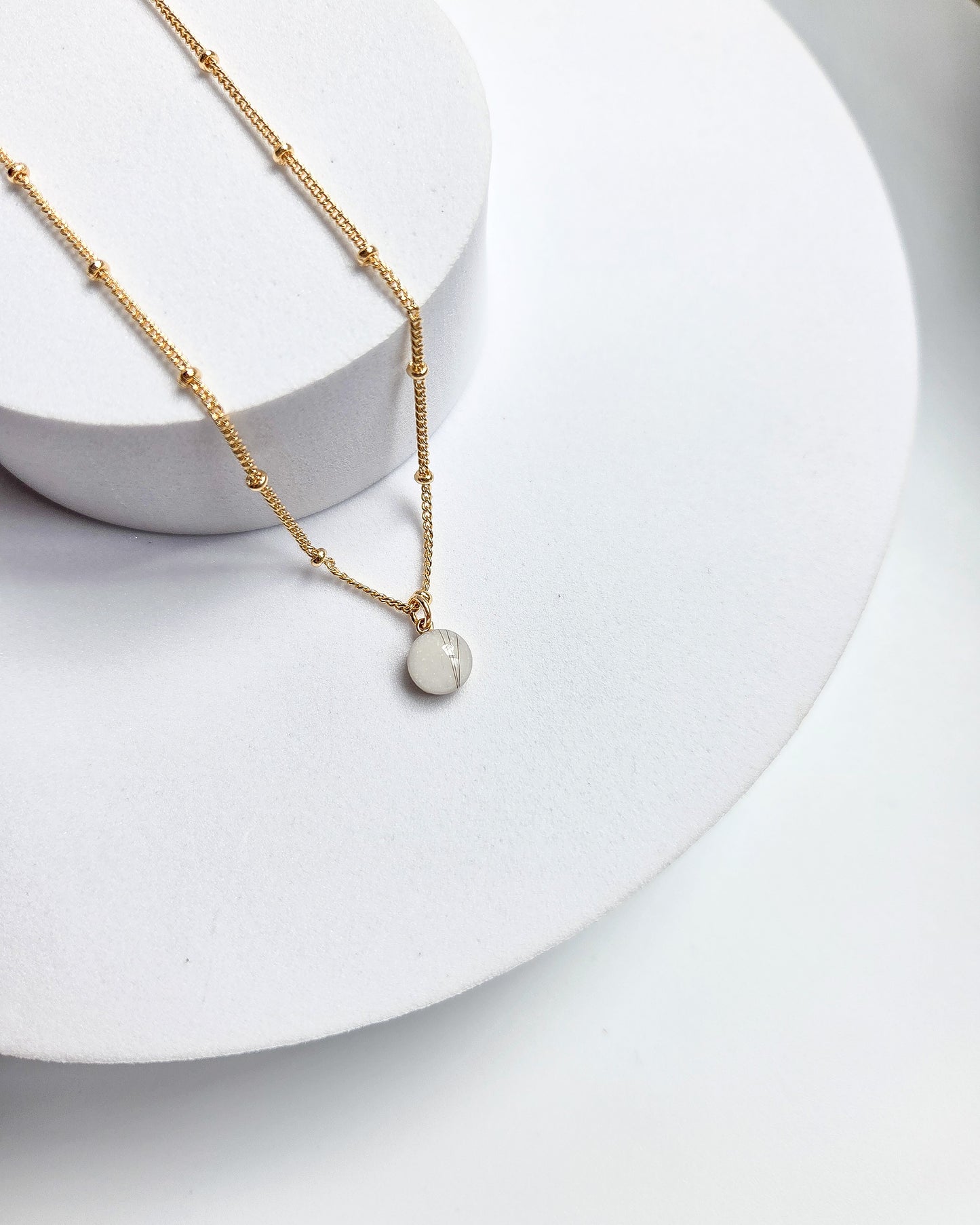 Milk Circle Necklace