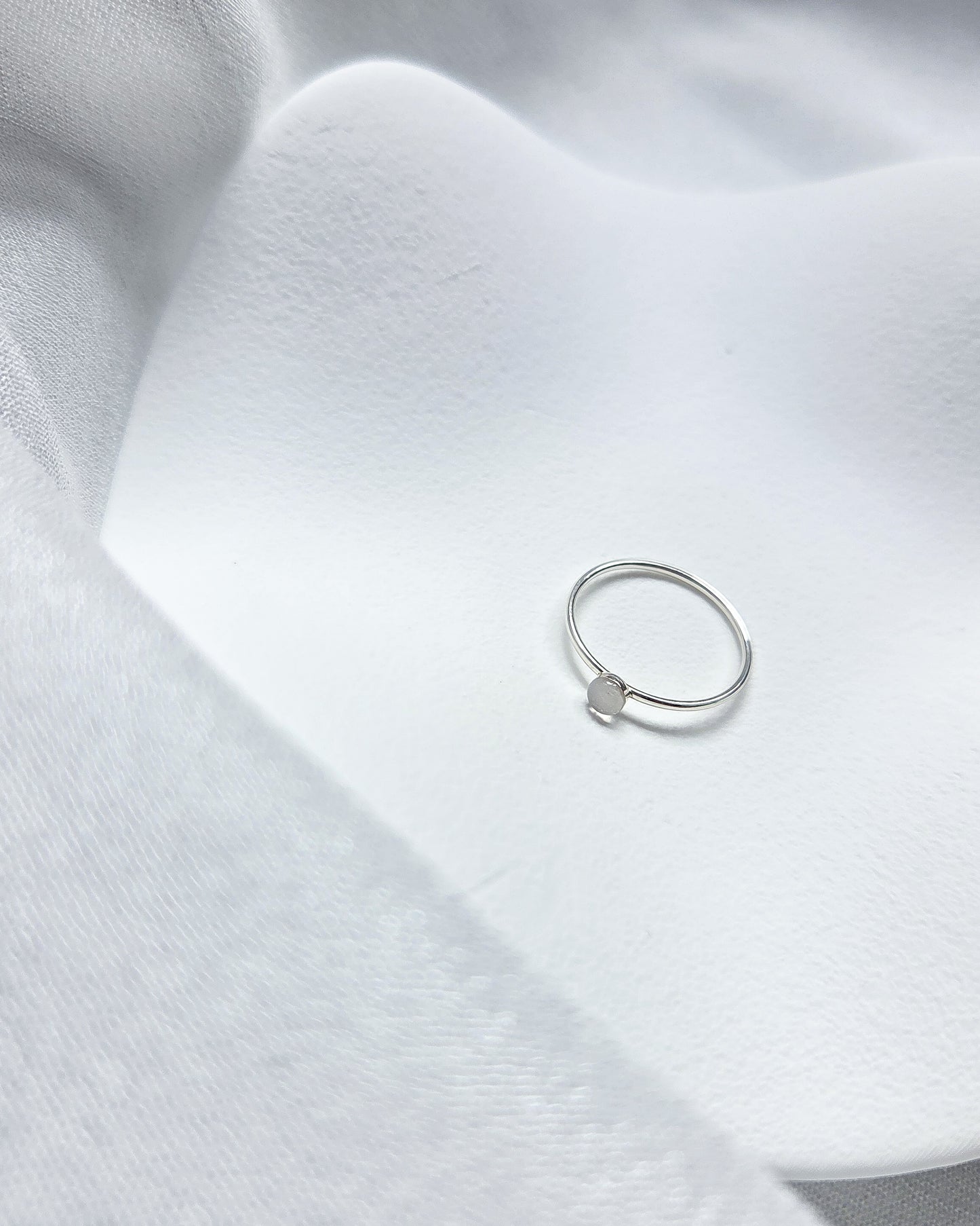 Milk Ever Ring in 925 Sterling Silver