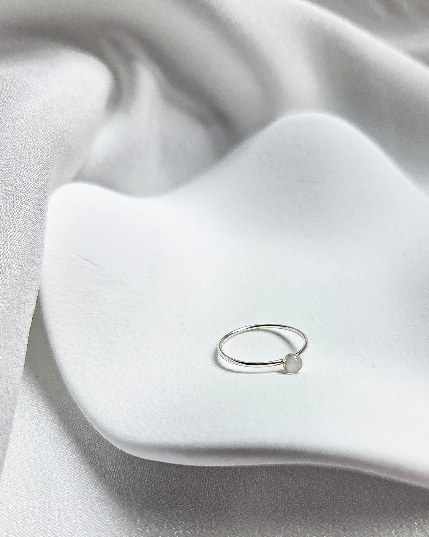 Milk Ever Ring in 925 Sterling Silver