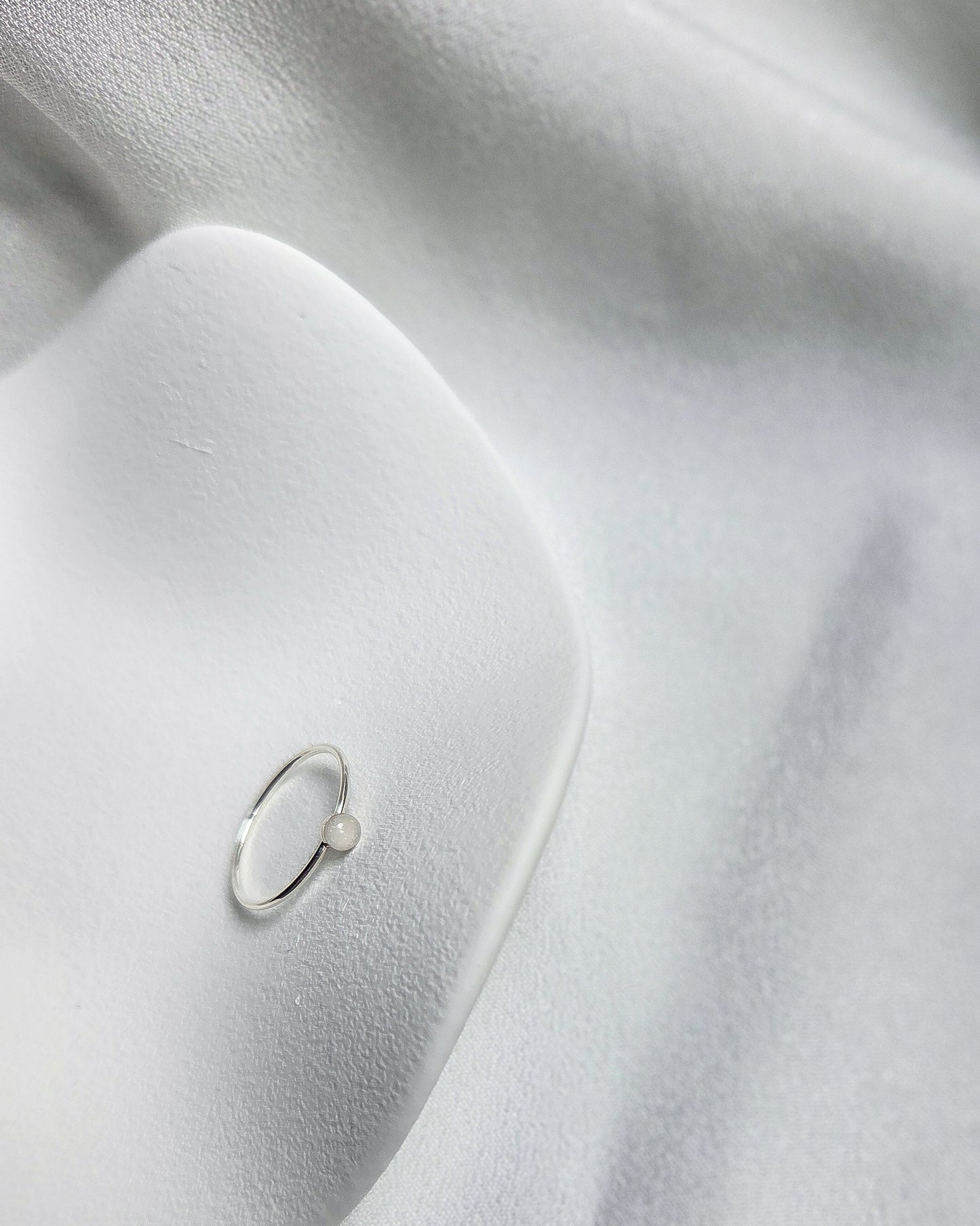 Milk Ever Ring in 925 Sterling Silver