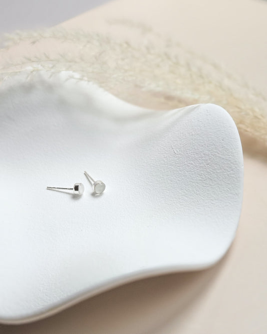 Milk Stud Earrings