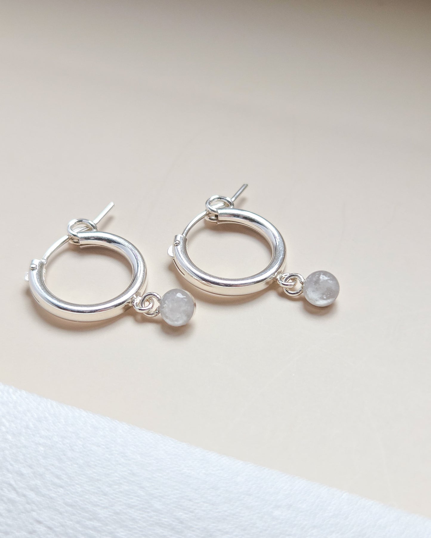 Cremation Hoop Earrings