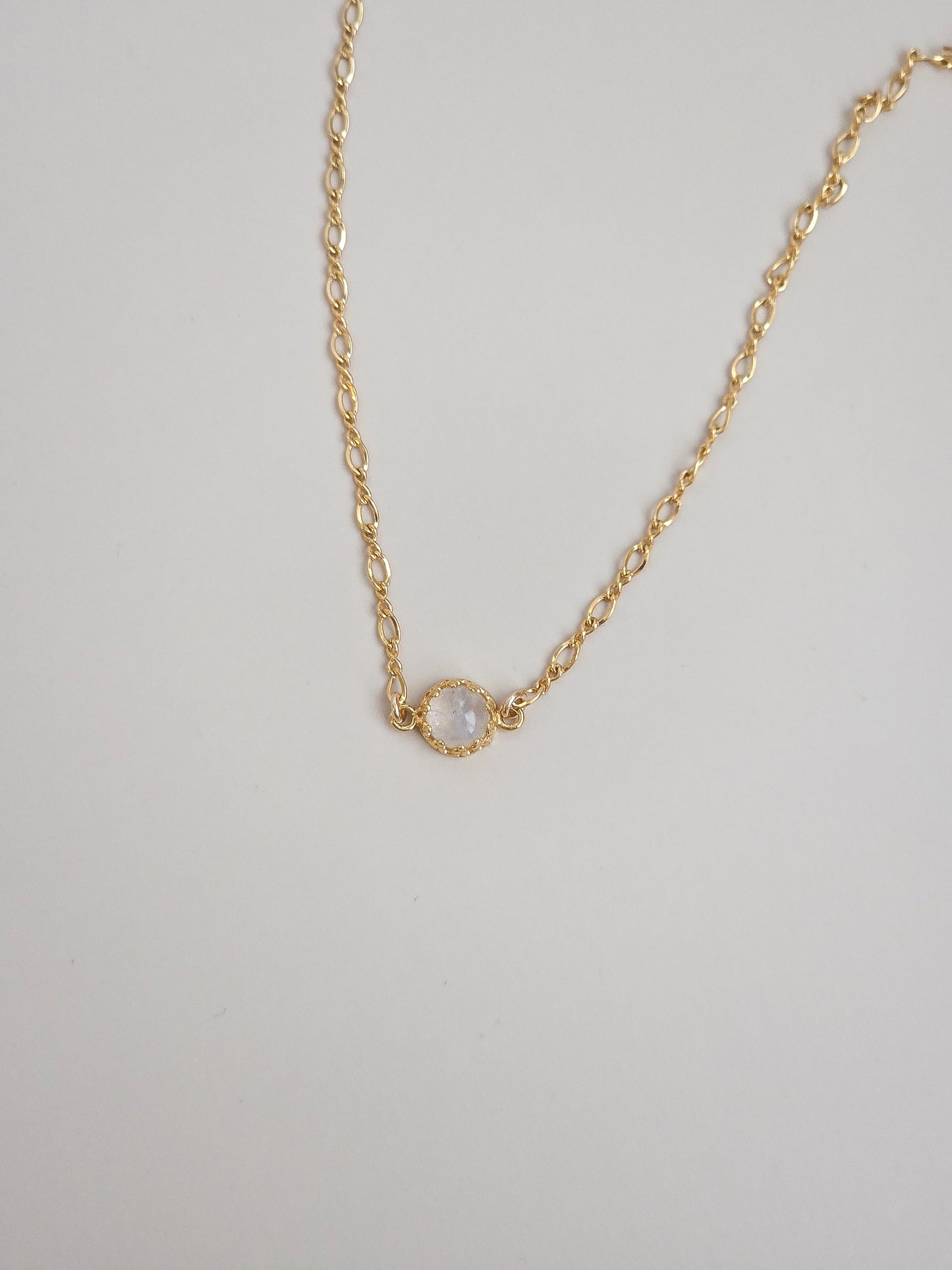 Crown Moonstone Necklace