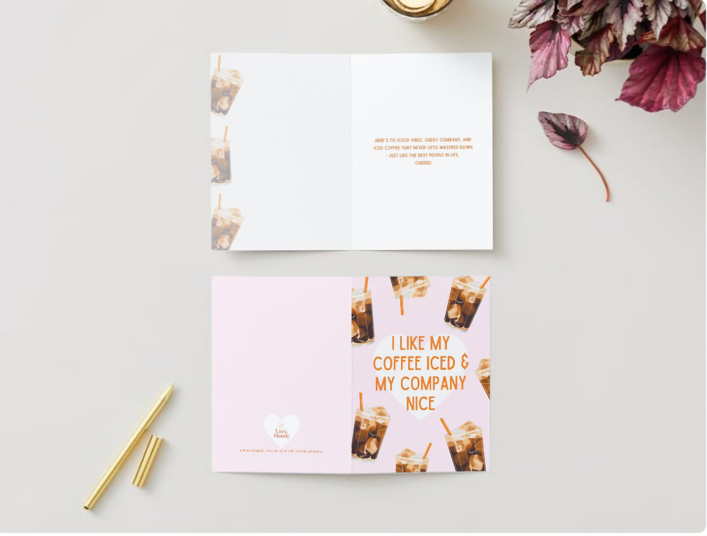 "Iced & Nice" Greeting Card