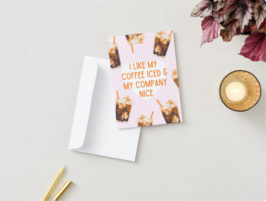 "Iced & Nice" Greeting Card