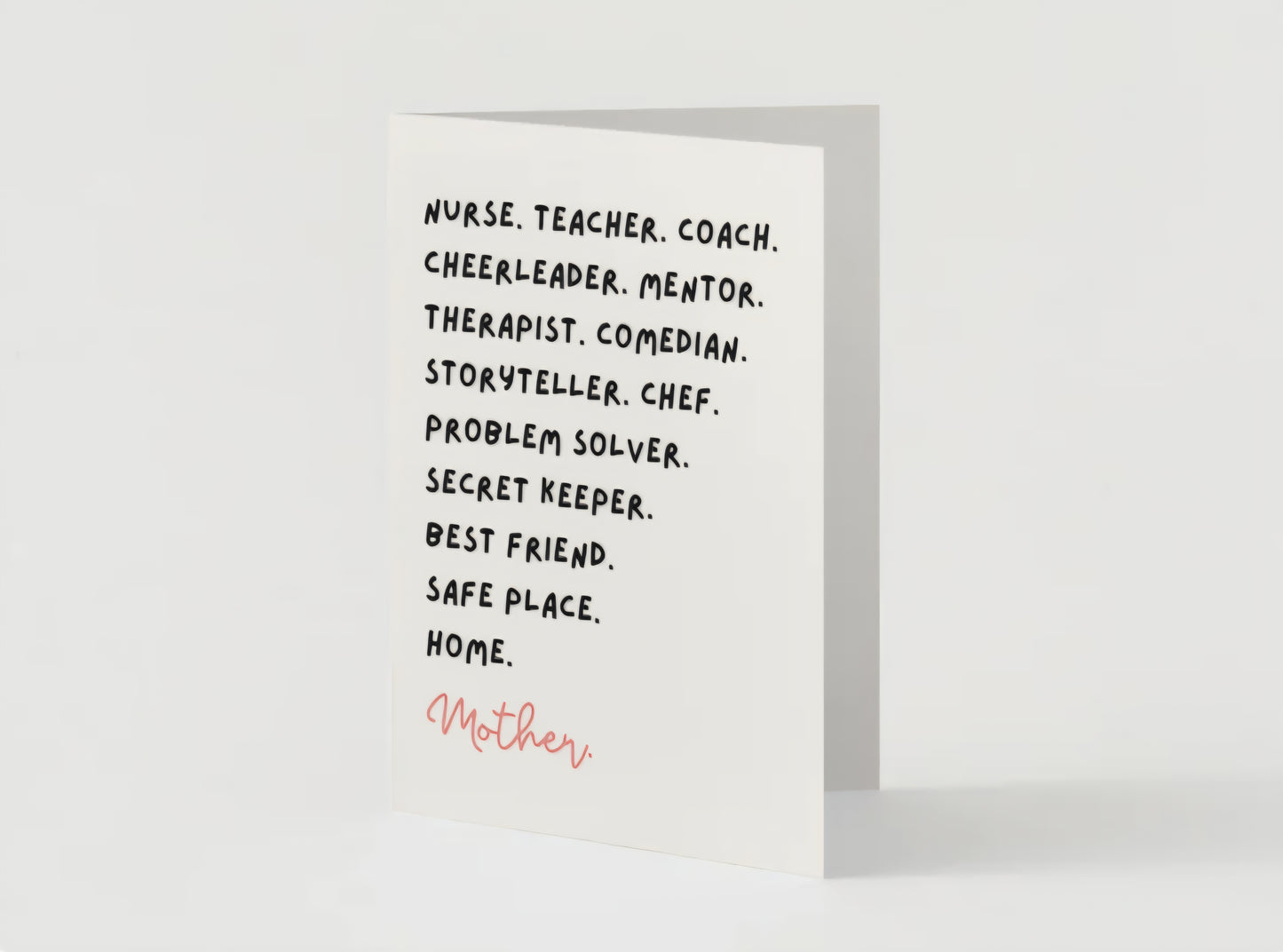 Pre- Order: "What is a Mother?" Mother's Day Greeting Card