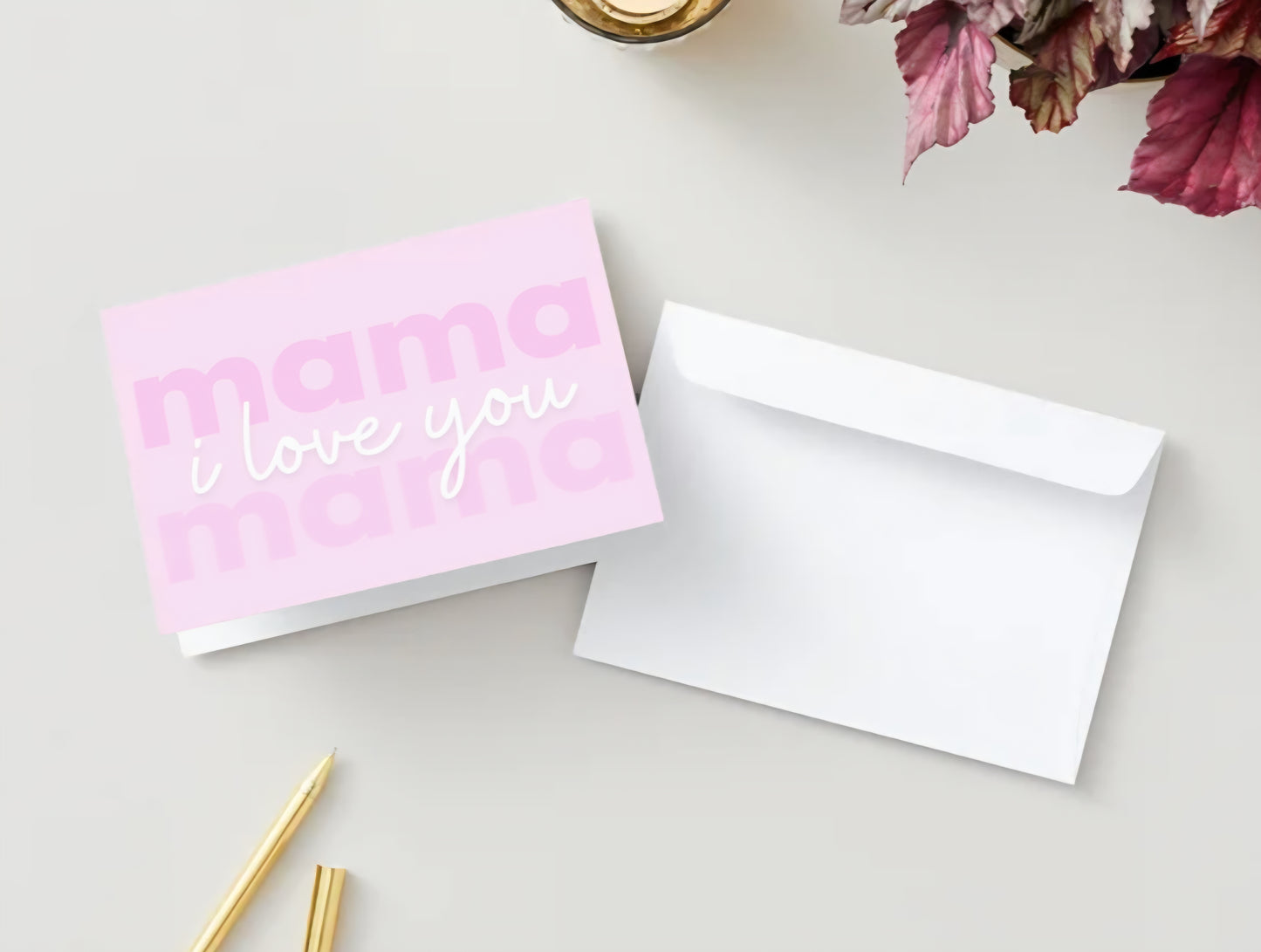 "I love You, Mama" Mother's Day Greeting Card
