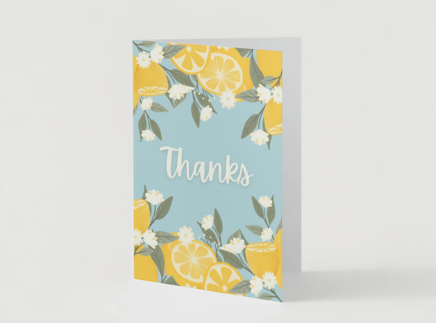 Lemon Thanks Greeting Card