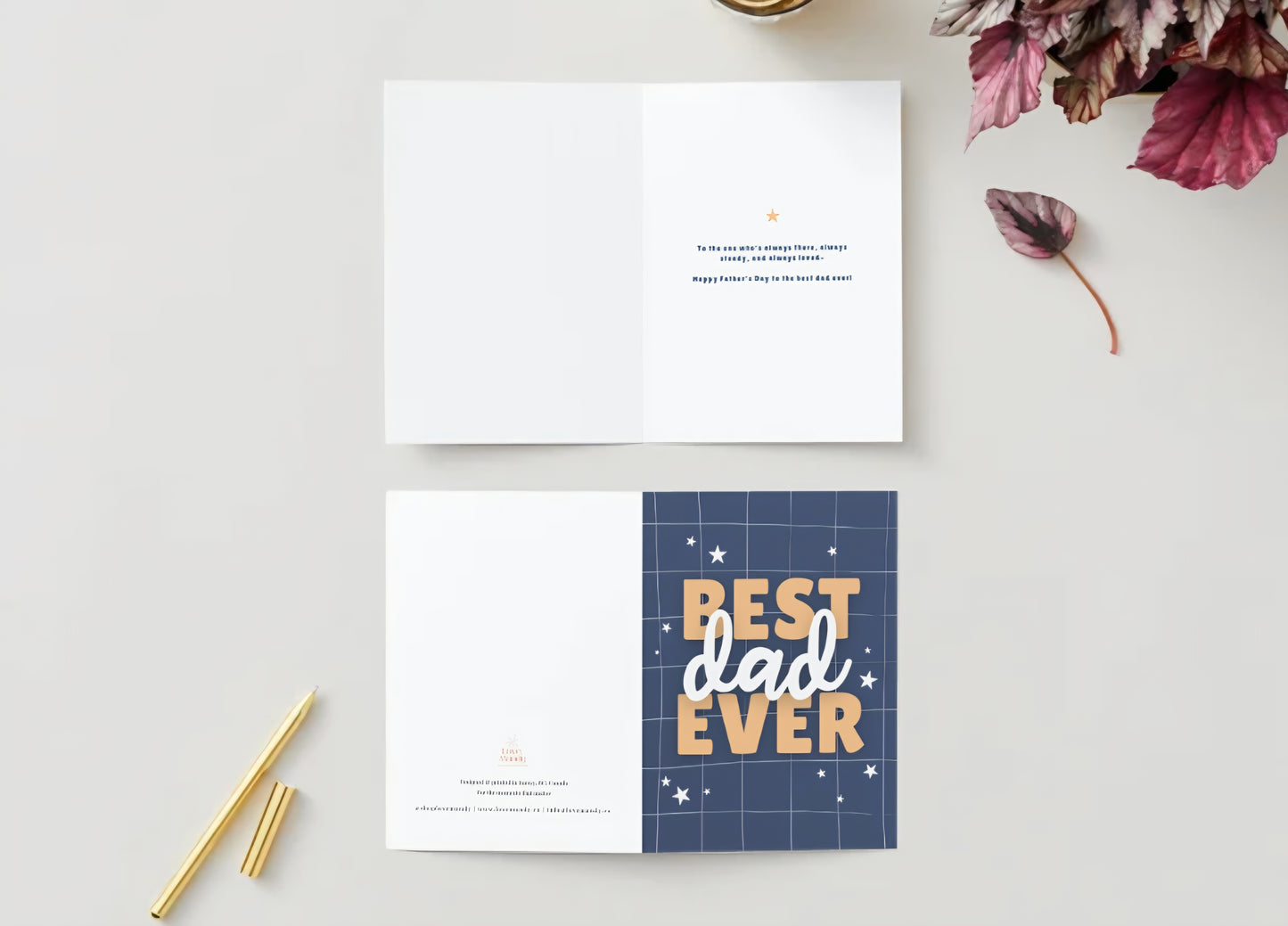 "Best Dad Ever" Father's Day Greeting Card