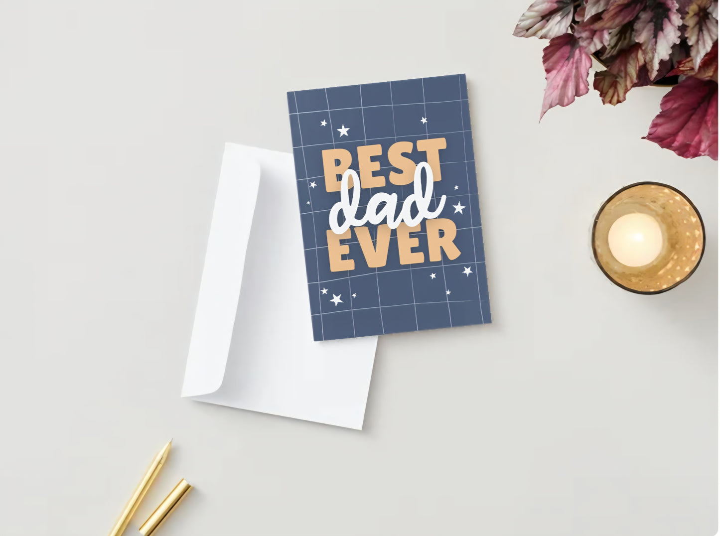 "Best Dad Ever" Father's Day Greeting Card