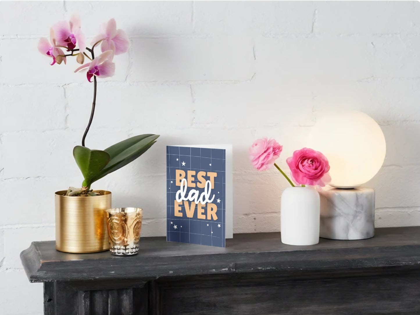 "Best Dad Ever" Father's Day Greeting Card