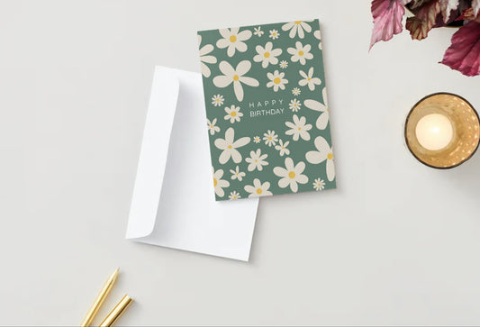 "Happy Birthday" Greeting Card