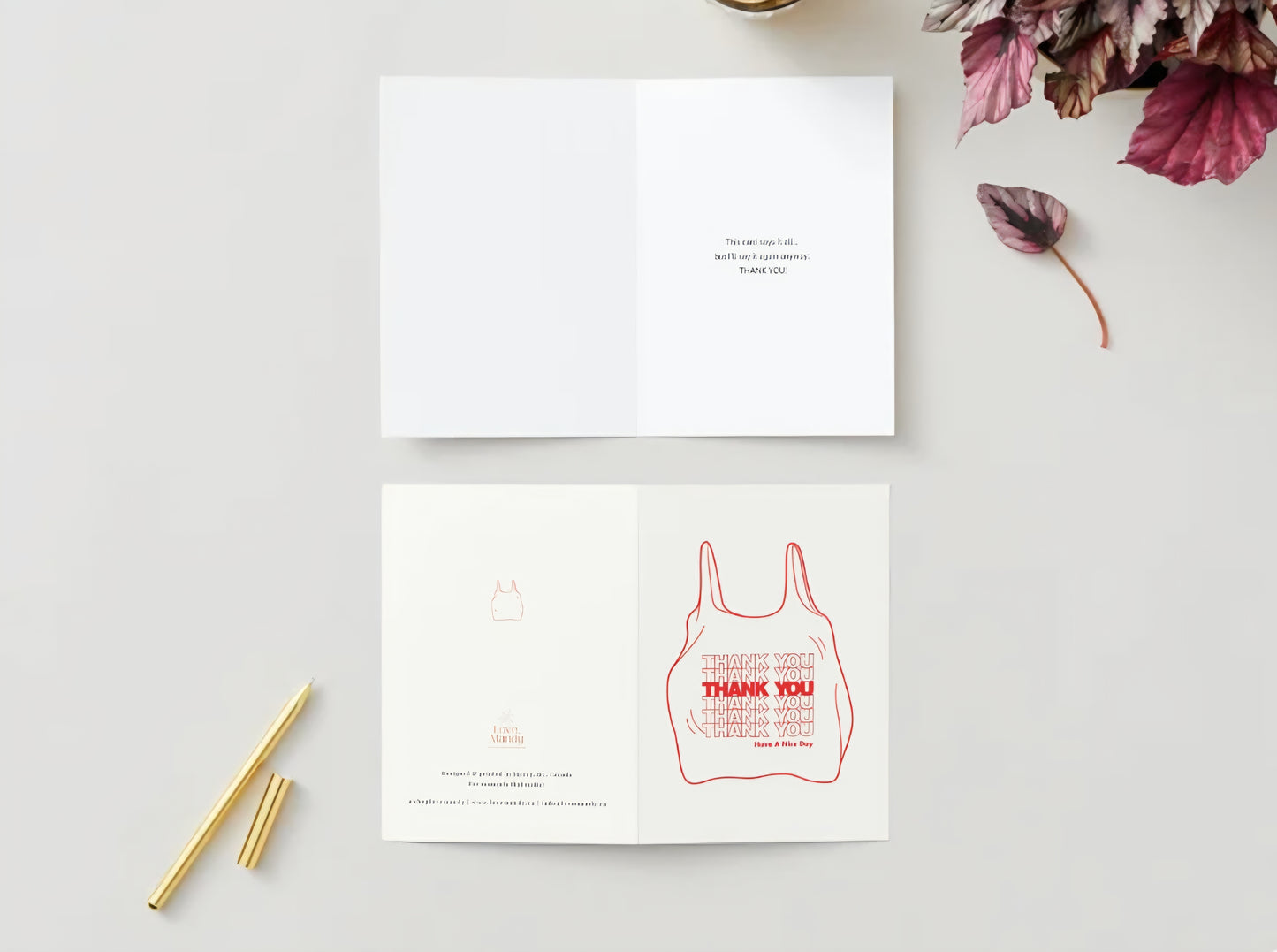 Takeaway Thanks Greeting Card