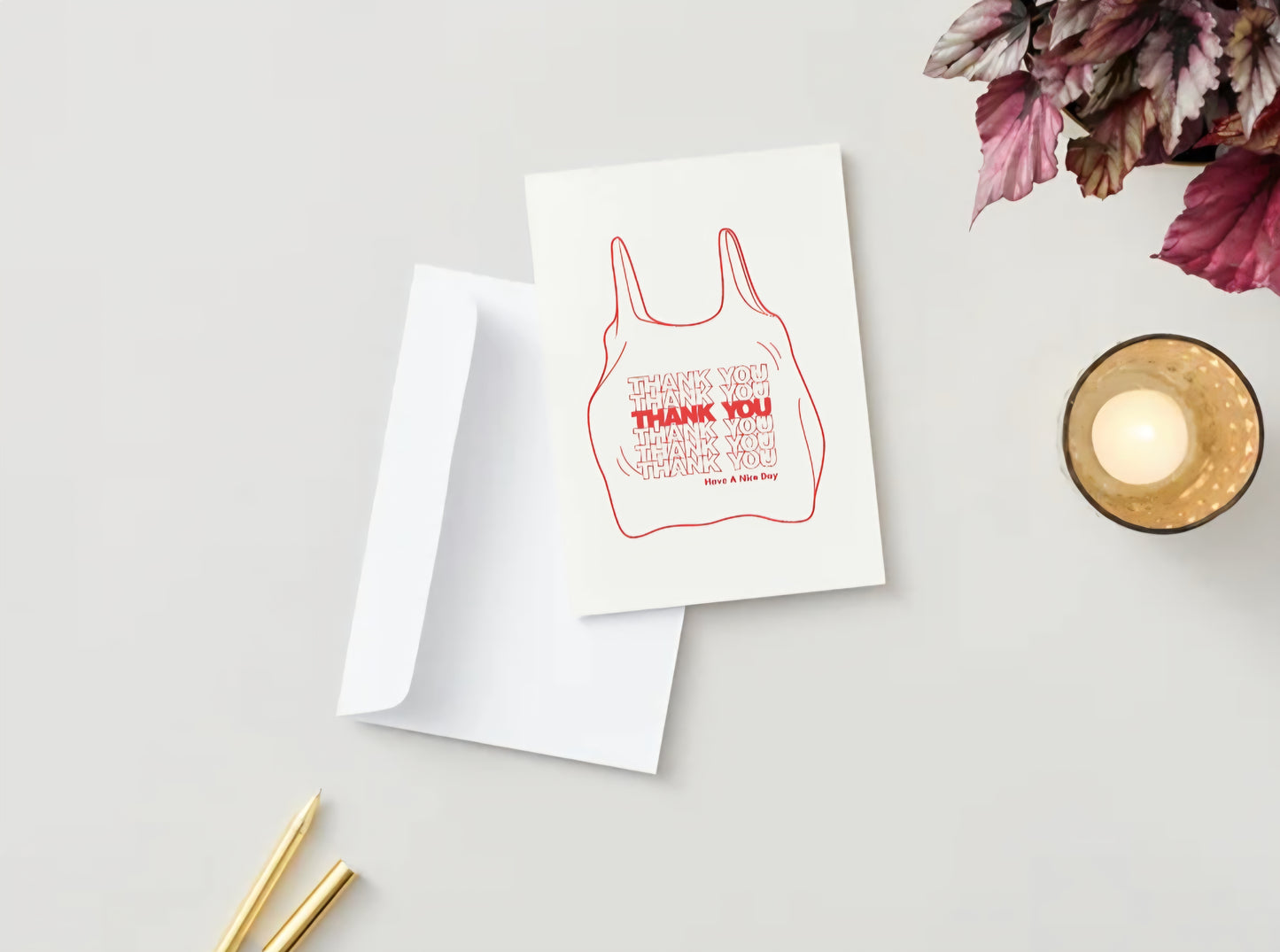 Takeaway Thanks Greeting Card