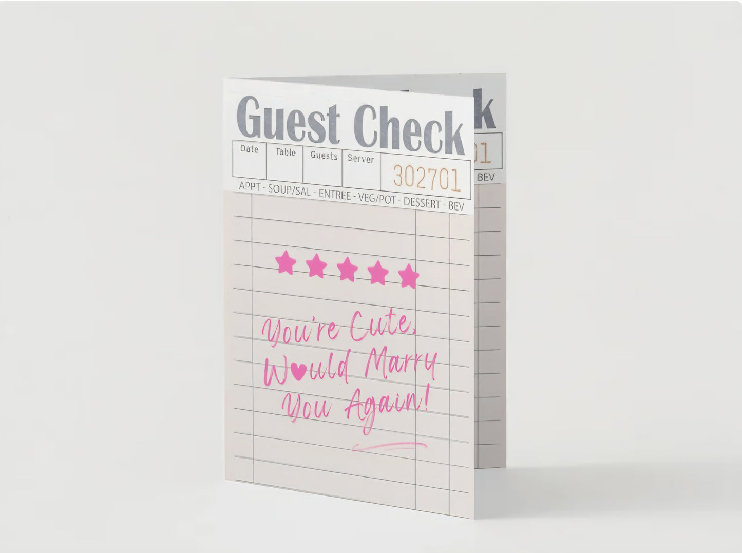 Five- Star Love Card