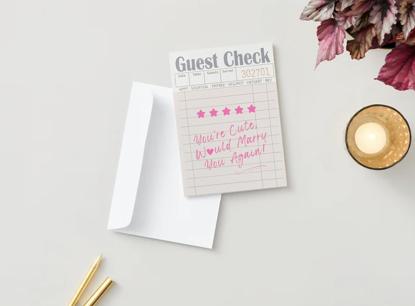 Five- Star Love Card