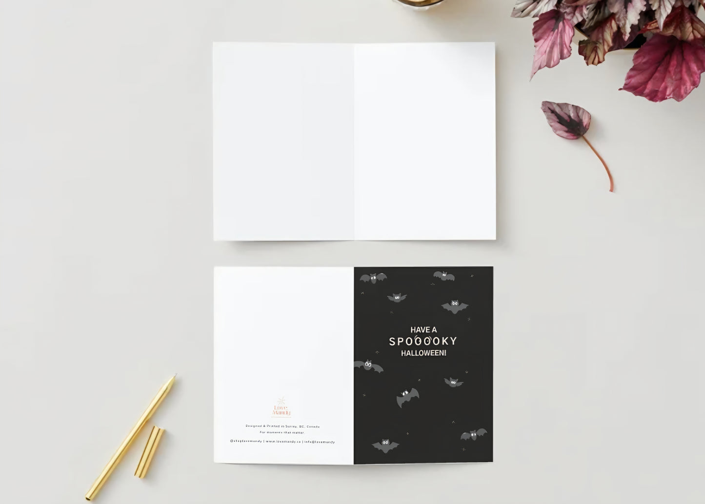 Spooky Halloween Greeting Card