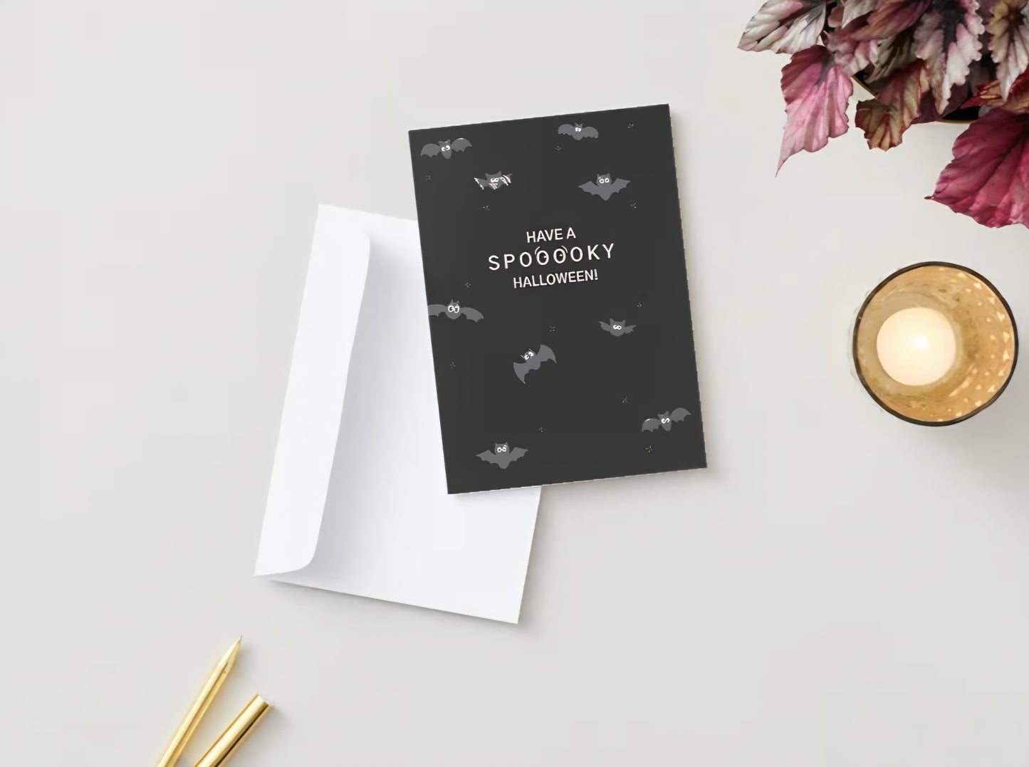 Spooky Halloween Greeting Card