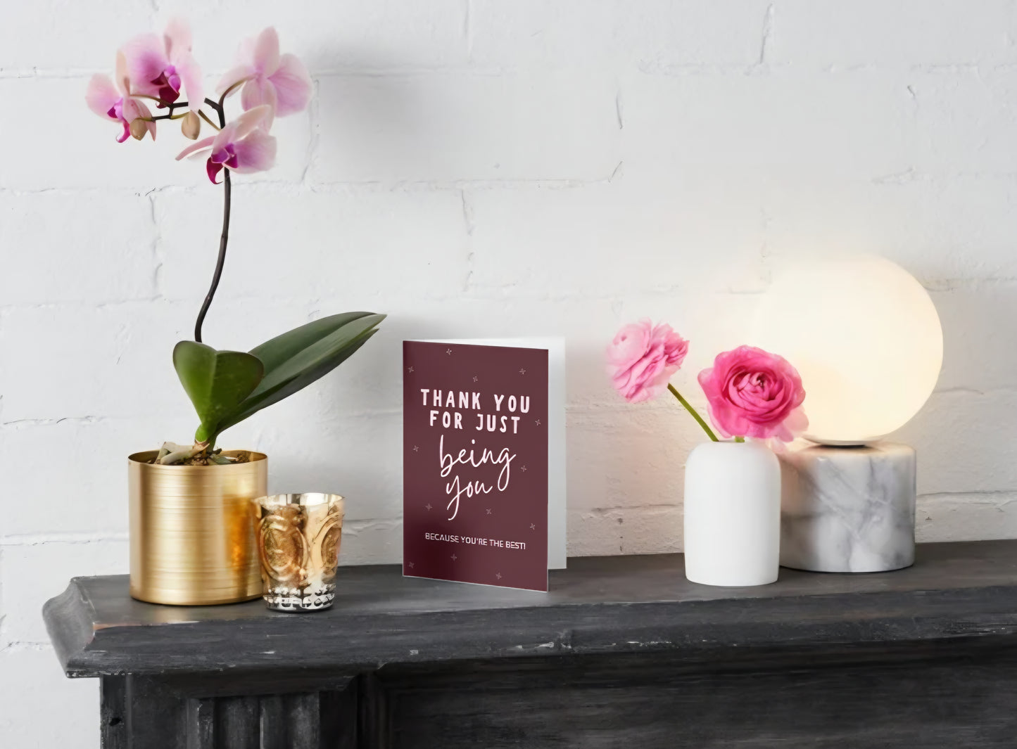 "You're The Best' Thank You Greeting Card