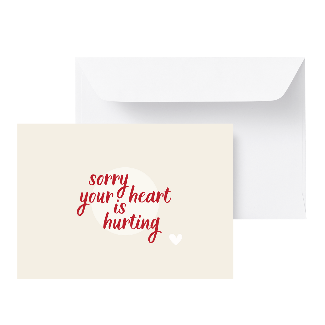 A Simple Sympathy Greeting Card
