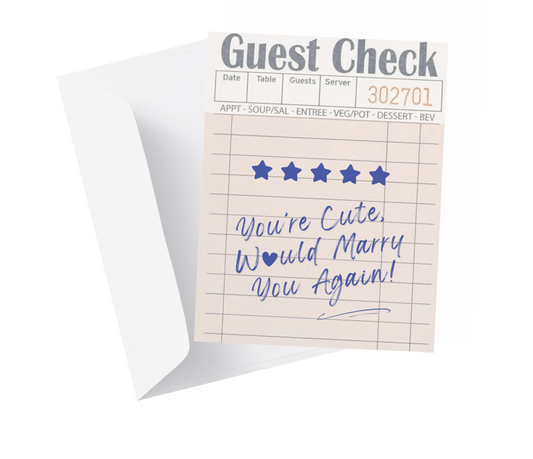 Five- Star Marriage Greeting Card
