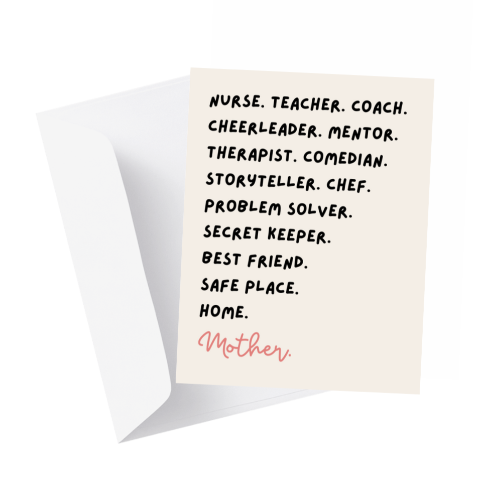 Pre- Order: "What is a Mother?" Mother's Day Greeting Card
