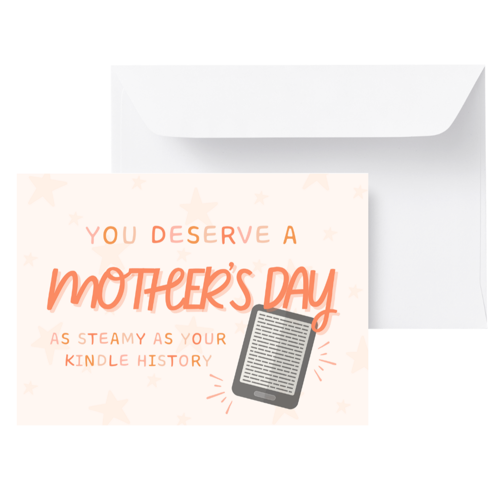 Romance Reader Mother's Day Greeting Card