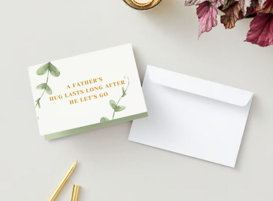 Father Loss Sympathy Greeting Card