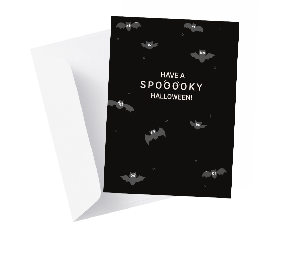 Spooky Halloween Greeting Card
