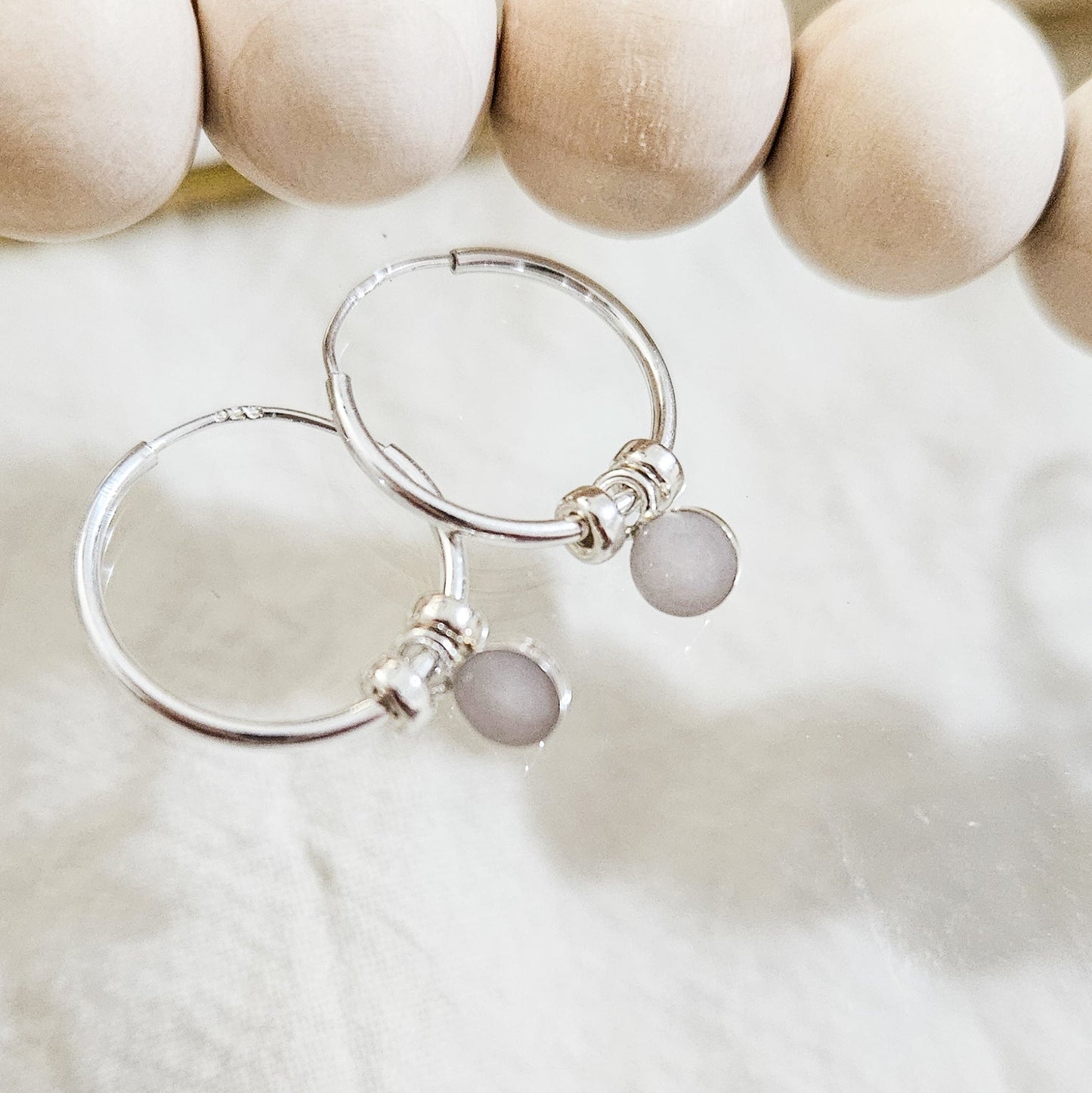 Cremation Hoop Earrings