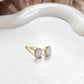 Milk Stud Earrings