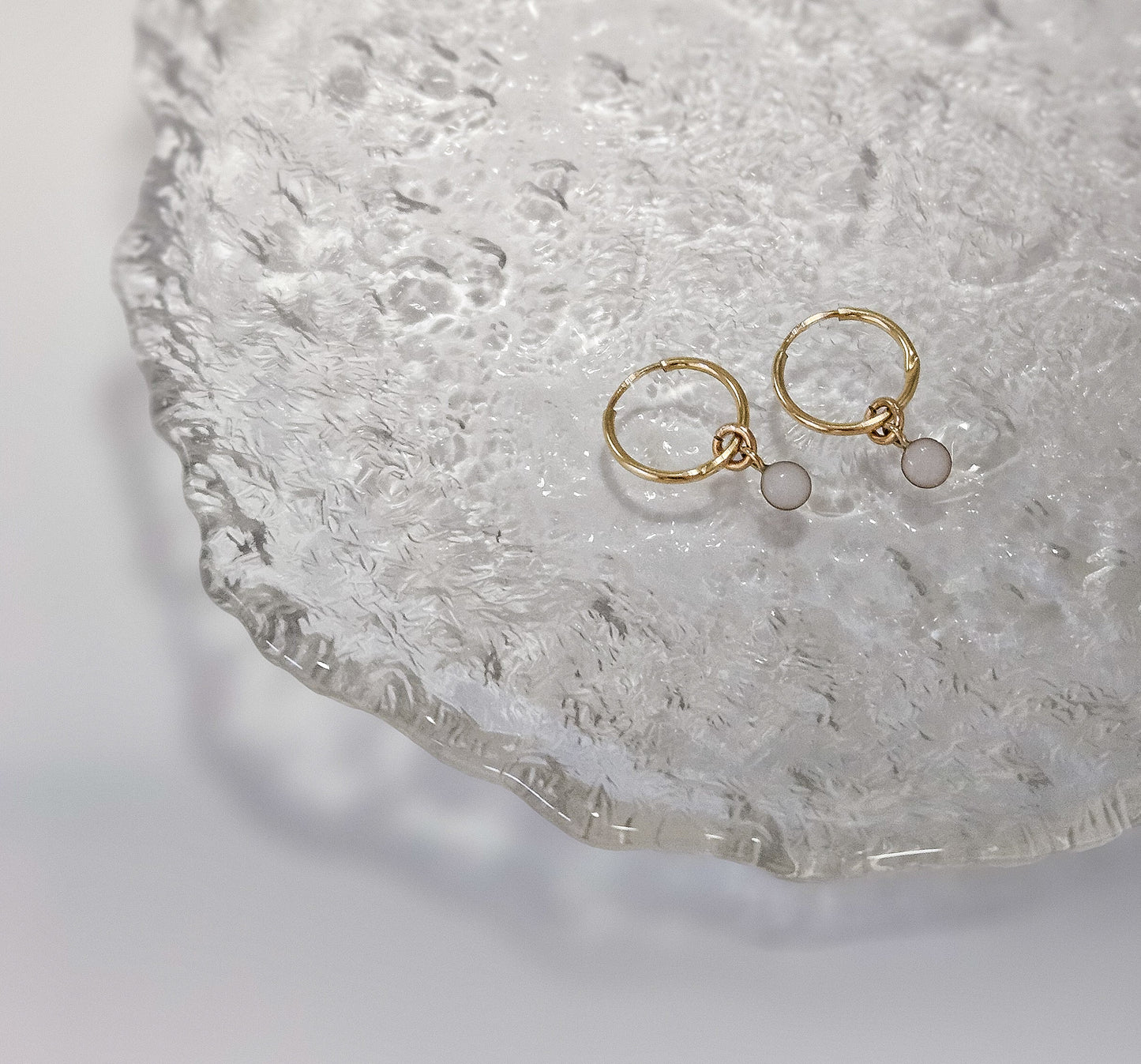 Cremation Hoop Earrings