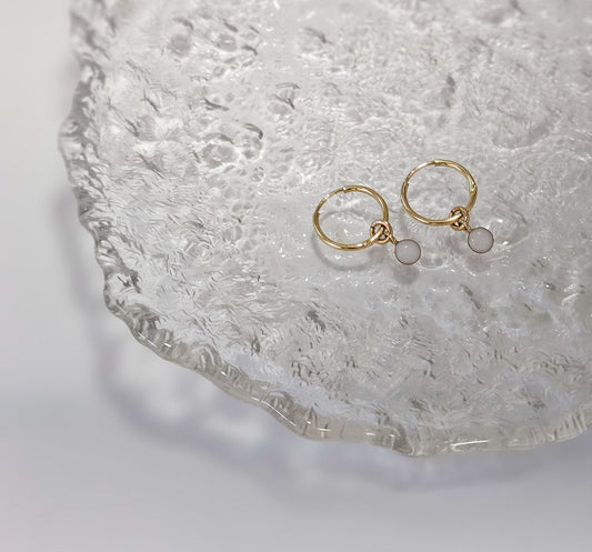 Cremation Hoop Earrings