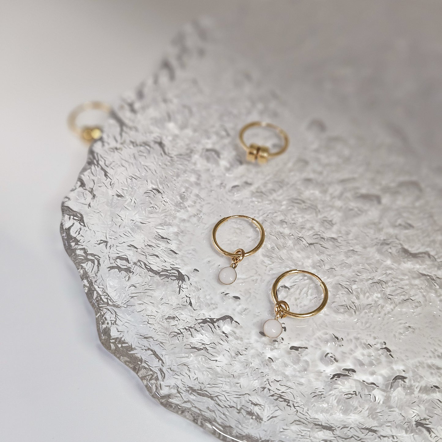 Cremation Hoop Earrings