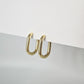 Rectangle Hoops- Gold Filled