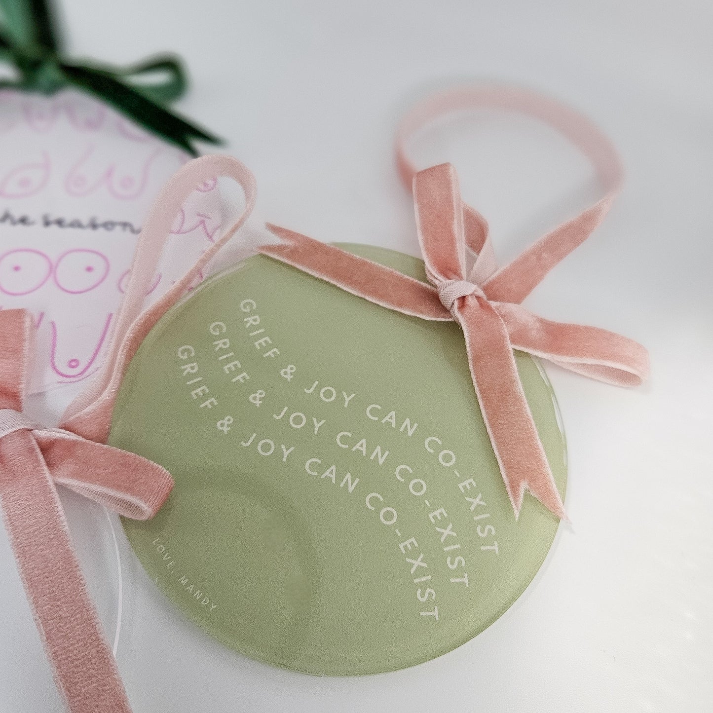 "Grief & Joy Can Co-Exist" Ornament