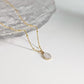 Cremation Oval Necklace- 14k Gold Filled